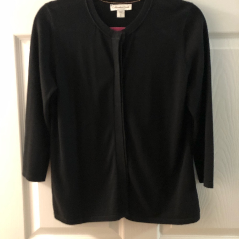 Cold water creek black cardigan